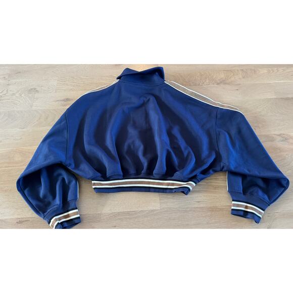 The Group by Babaton Aritzia Rocket Cropped Track Jacket blue size small - Picture 8 of 8